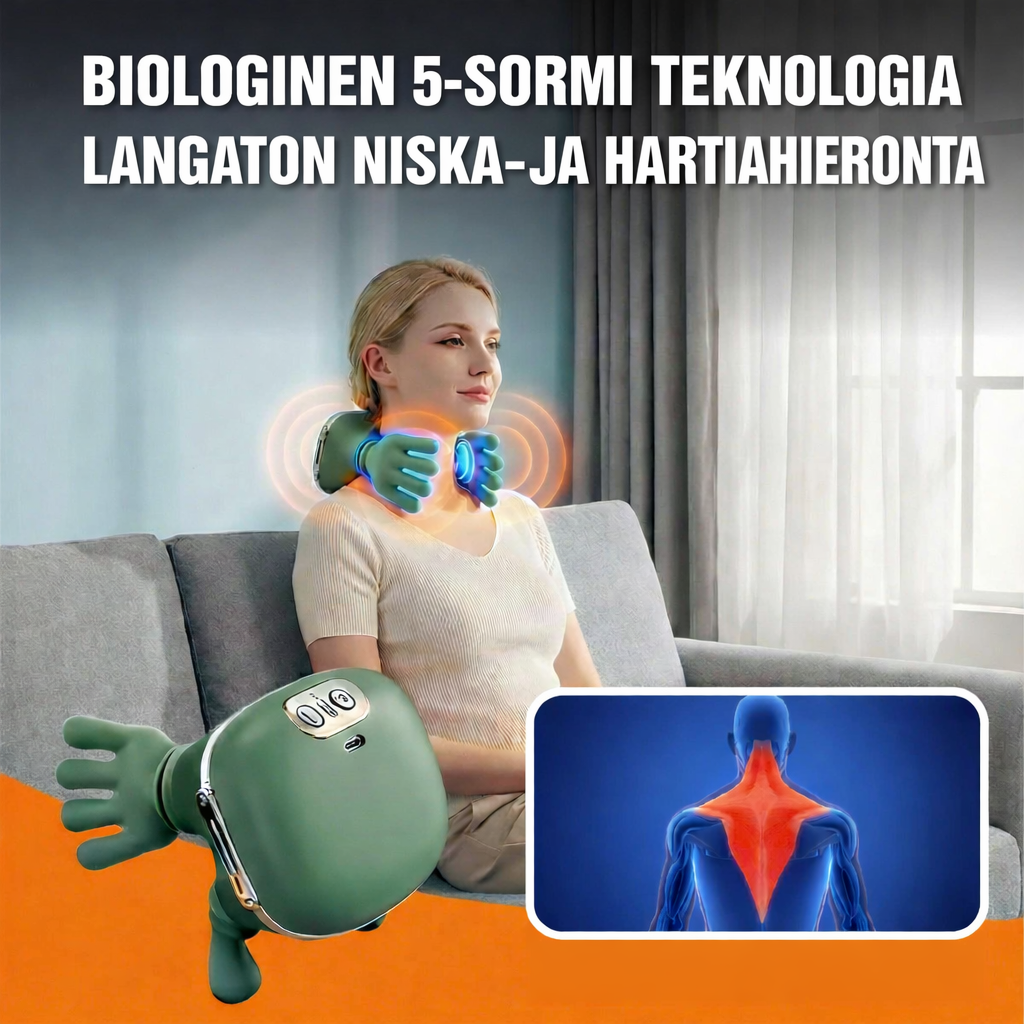 LepoKäsi™ – Niska- ja hartiahierontalaite