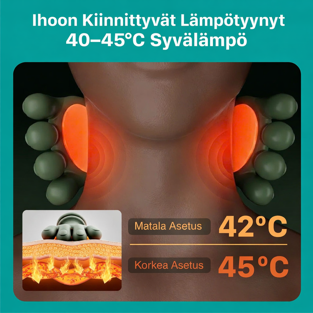 LepoKäsi™ – Niska- ja hartiahierontalaite