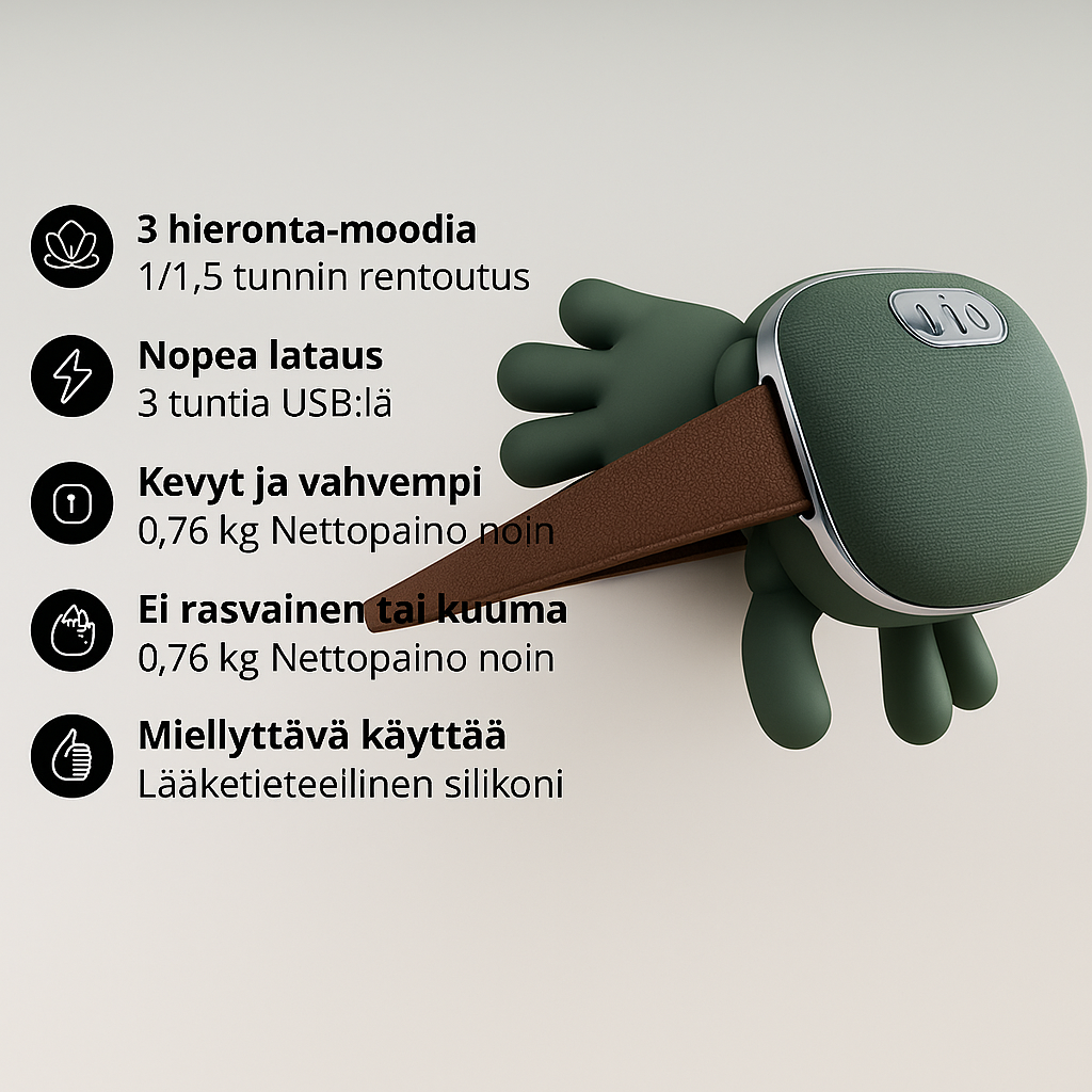 LepoKäsi - Hieronta niskalle ja selälle