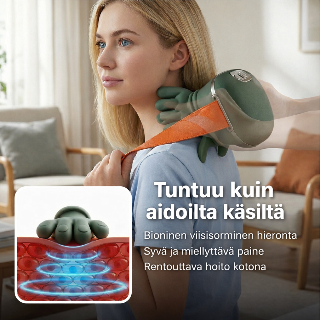 LepoKäsi™ – Niska- ja hartiahierontalaite